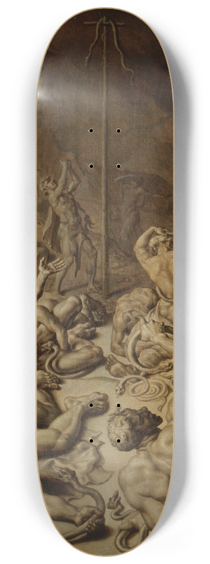 Maarten Van Heemskerck - The Brazen Serpent 8.25 inch art skate deck