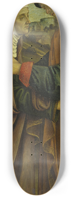 Macrino D'alba - The Meeting at the Golden Gate 8.25 inch art skate deck