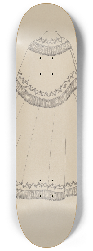 Mae A. Clarke - Coat 8.25 inch art skate deck