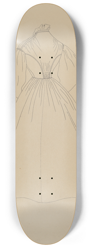Mae A. Clarke - Dress 8.25 inch art skate deck