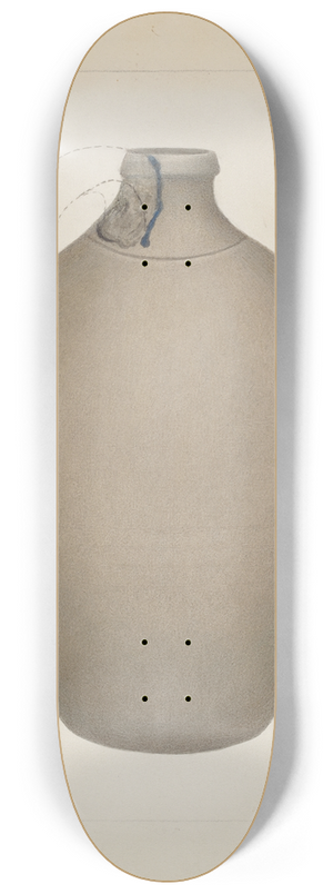 Annie B. Johnston - Stoneware Jug 8.25 inch art skate deck