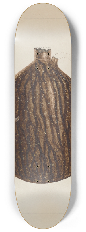 Annie B. Johnston - Stoneware Jug 8.25 inch art skate deck