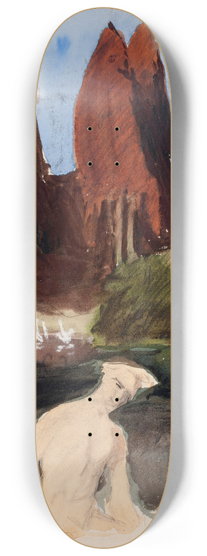 Magnus Enckell - Luonnos maalaukseen Fantasia 1895 8.25 inch art skate deck Magnus Enckell - Luonnos maalaukseen Fantasia 1895 8.25 inch art skate deck