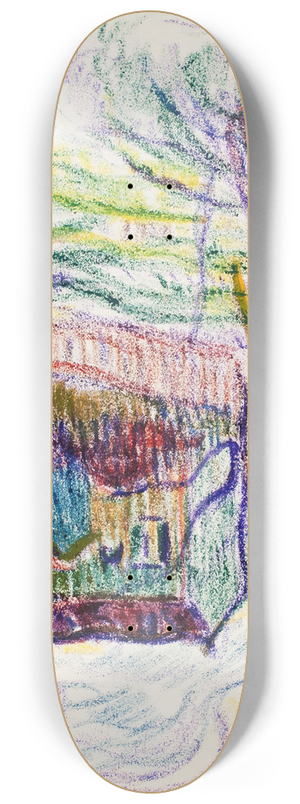 Magnus Enckell - Maisema 8.25 inch art skate deck