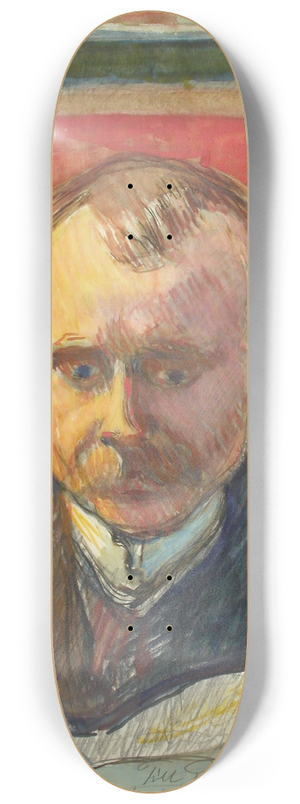 Magnus Enckell - Portrait of Edvard Richter 8.25 inch art skate deck Magnus Enckell - Portrait of Edvard Richter 8.25 inch art skate deck