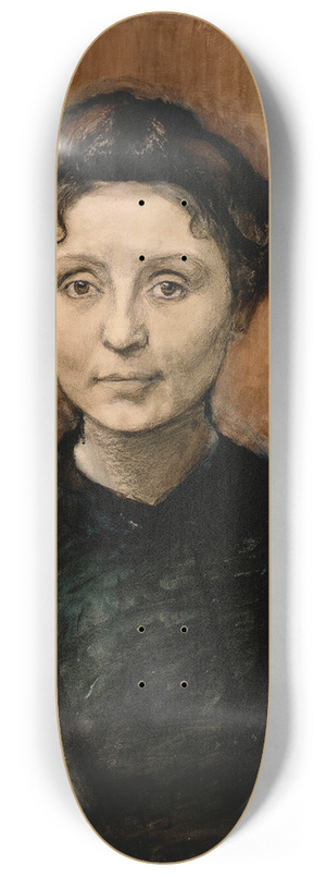 Magnus Enckell - Portrait of Sculptor Madeleine Jouvray 8.25 inch art skate deck