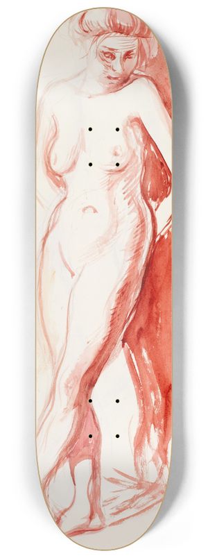 Magnus Enckell - Seisova seinn nojaava malli 8.25 inch art skate deck Magnus Enckell - Seisova seinn nojaava malli 8.25 inch art skate deck