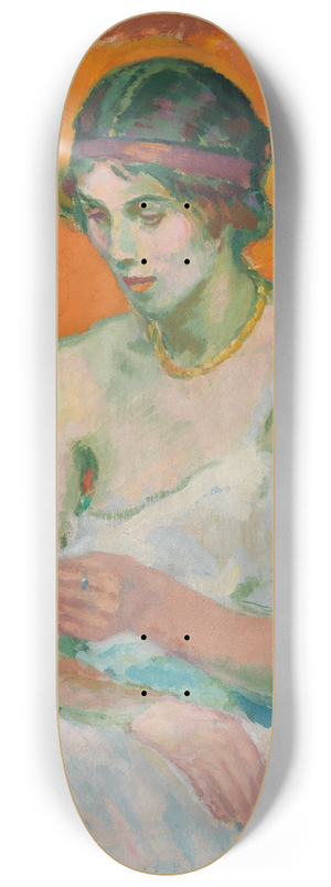 Magnus Enckell - Woman in her Petticoat 8.25 inch art skate deck Magnus Enckell - Woman in her Petticoat 8.25 inch art skate deck