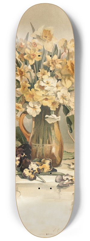 Annie Nowell - Jonquils 8.25 inch art skate deck Annie Nowell - Jonquils 8.25 inch art skate deck