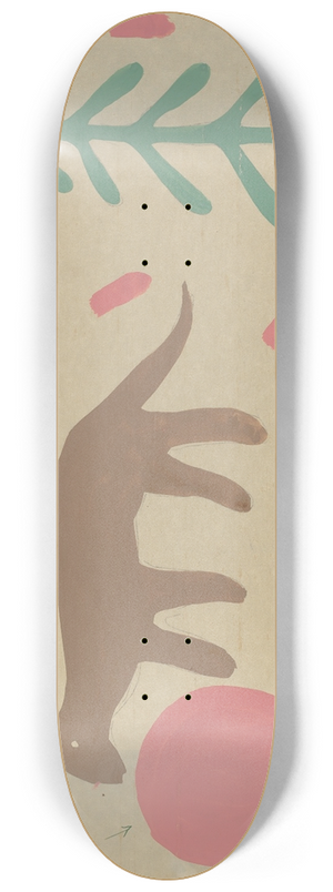 Majel G. Claflin - Bedspread 8.25 inch art skate deck