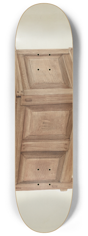 Majel G. Claflin - Grain Chest 8.25 inch art skate deck