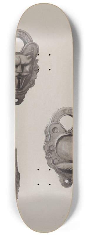 Majel G. Claflin - Iron Lock 8.25 inch art skate deck