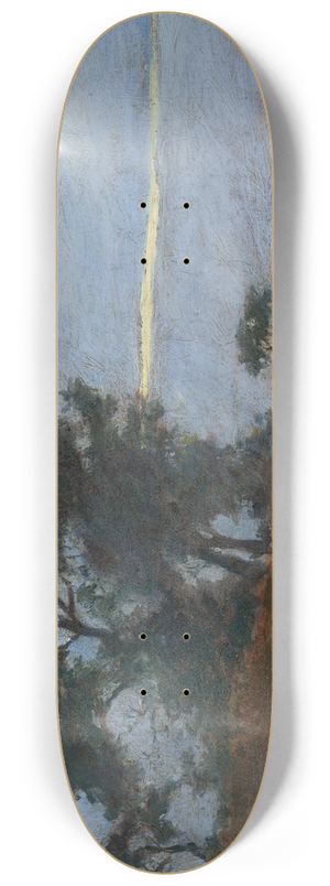 Maksymilian Gierymski - Landscape at sunrise 8.25 inch art skate deck Maksymilian Gierymski - Landscape at sunrise 8.25 inch art skate deck