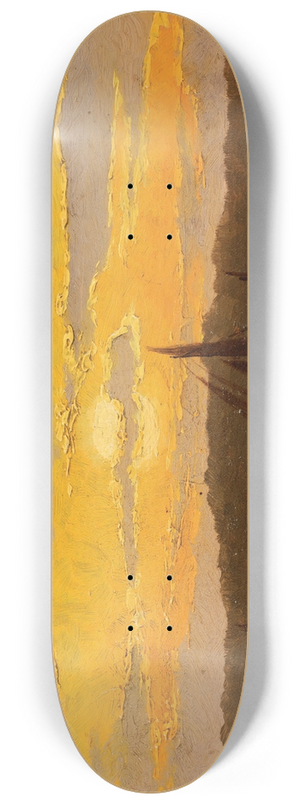 Manfred Lindemann-Frommel - Sunset 8.25 inch art skate deck
