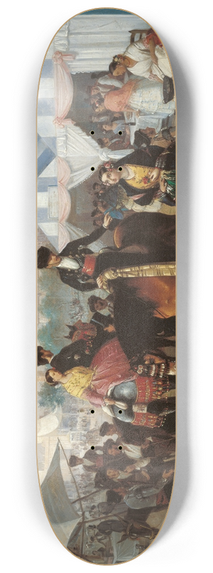 Manuel Cabral Aguado Bejarano - At the Seville Fair 8.25 inch art skate deck