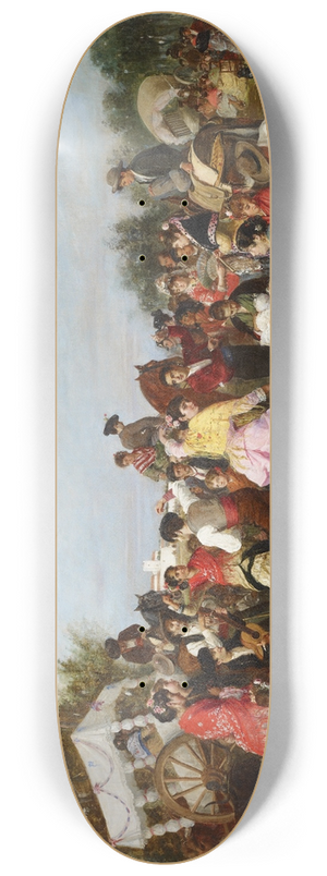 Manuel Cabral Aguado Bejarano - At the Torrijos Pilgrimage 8.25 inch art skate deck