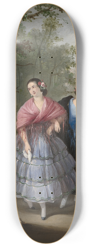 Manuel Cabral Aguado Bejarano - Out for a Stroll 8.25 inch art skate deck