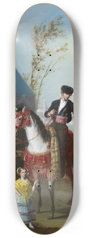 Manuel Cabral Aguado Bejarano - The Fritter Stall 8.25 inch art skate deck