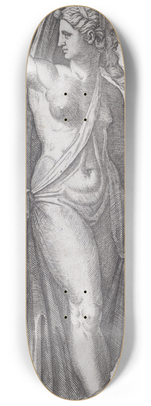 Marcantonio Raimondi - Prudence 8.25 inch art skate deck