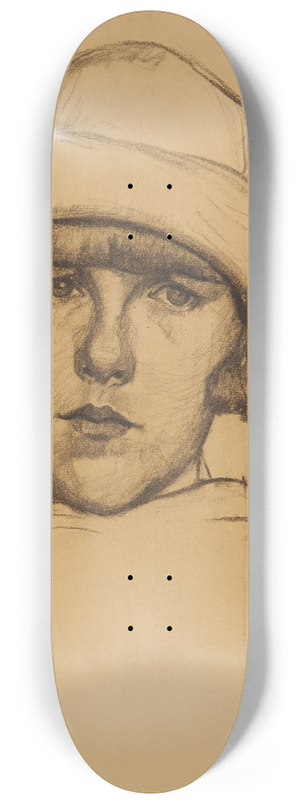 Anny Dollschein - Mdchenbildnis 8.25 inch art skate deck