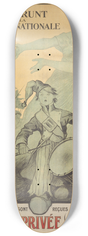 Marcel Falter - 4e Emprunt de la Dfense Nationale. Les souscriptions sont reues sans frais  la Banque Prive 8.25 inch art skate deck