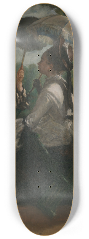 Marcellin-Gilbert Desboutin - The Conversation 8.25 inch art skate deck
