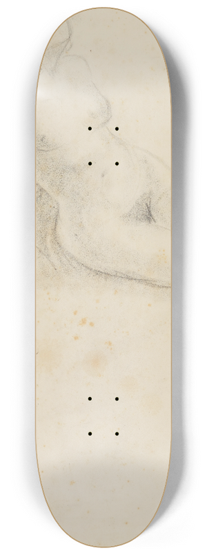 Anny Dollschein - Sitzender weiblicher Akt 8.25 inch art skate deck