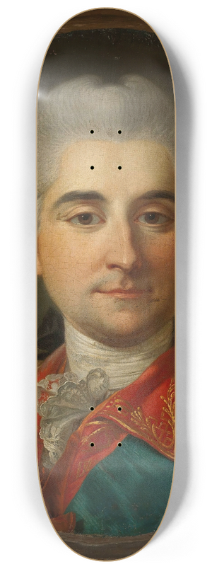 Marcello Bacciarelli - Portrait of Stanisaw August Poniatowski 8.25 inch art skate deck