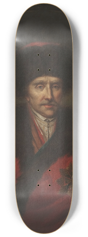 Marcello Bacciarelli - Portrait of Teodor Szydowski (d.1796), voivode of Pock 8.25 inch art skate deck Marcello Bacciarelli - Portrait of Teodor Szydowski (d.1796), voivode of Pock 8.25 inch art skate deck