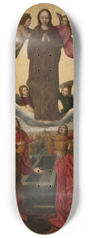 Marcellus Coffermans - Assumption of the Virgin 8.25 inch art skate deck