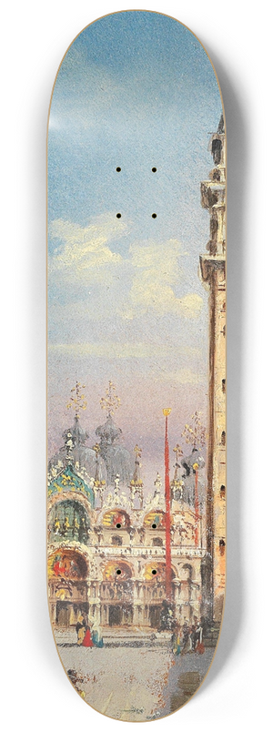 Marco Grubacs - Venedig, Blick auf den Markusdom 8.25 inch art skate deck