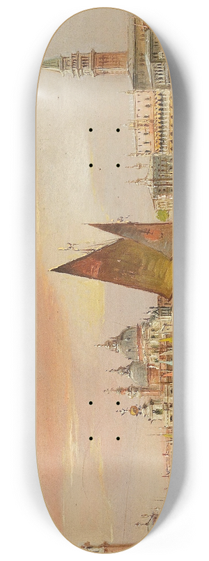Marco Grubacs - Venice, in the Bacino San Marco 8.25 inch art skate deck Marco Grubacs - Venice, in the Bacino San Marco 8.25 inch art skate deck