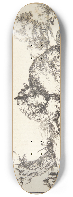 Marcus de Bye - Liggende fr, hovedet vendt mod skulderen 8.25 inch art skate deck Marcus de Bye - Liggende fr, hovedet vendt mod skulderen 8.25 inch art skate deck