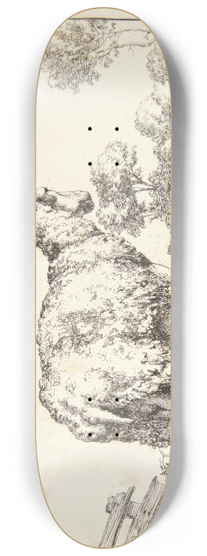 Marcus de Bye - Stende gimmer, set bagfra 8.25 inch art skate deck