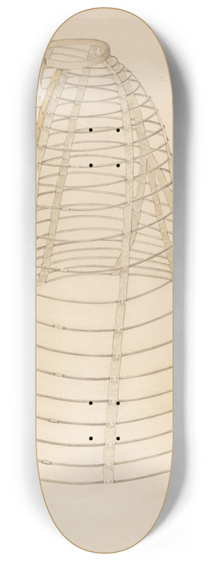 Margaret Concha - Hoop Skirt 8.25 inch art skate deck