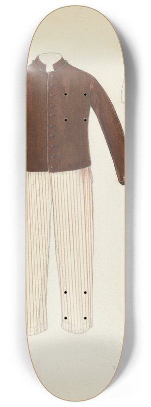 Margaret Concha - Pants and Coat 8.25 inch art skate deck