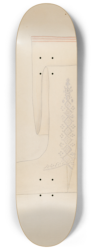 Margaret Concha - Stockings 8.25 inch art skate deck