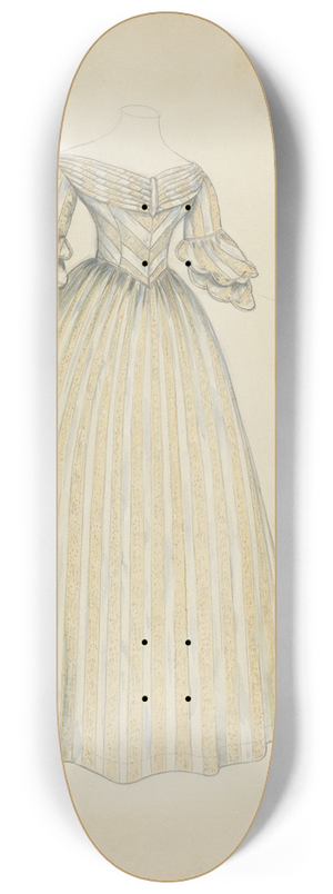 Margaret Concha - Wedding Dress 8.25 inch art skate deck