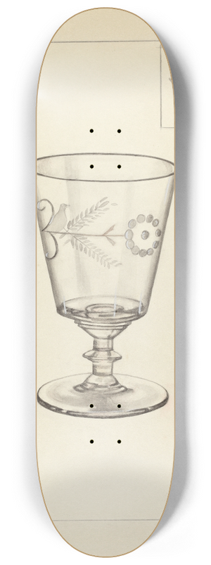 Margaret Knapp - Goblet 8.25 inch art skate deck