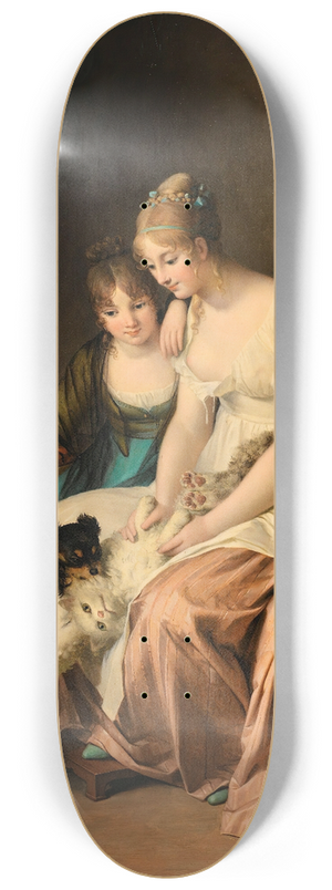 Marguerite Grard - La toilette de minette 8.25 inch art skate deck