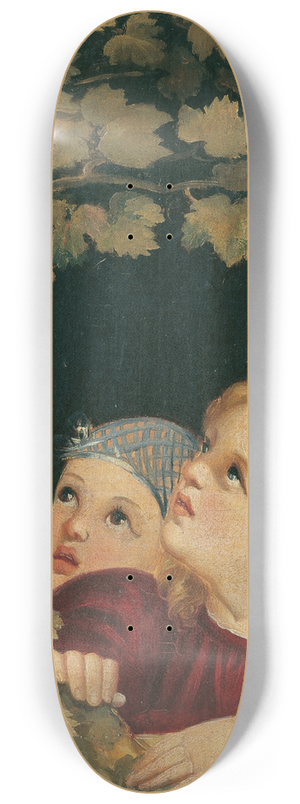 Maria Beatrice - Zwei Kinder am Fenster 8.25 inch art skate deck
