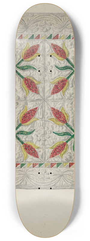 Marian Curtis Foster - Crib Coverlet 8.25 inch art skate deck