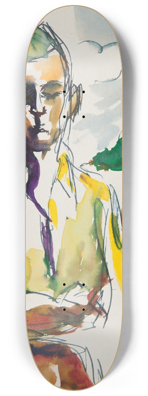 Marian Kopf - Autoportret 8.25 inch art skate deck