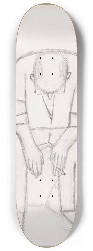 Marian Kopf - Po pracy, Strapiony 8.25 inch art skate deck