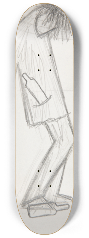 Marian Kopf - Syn okowity  Spity 8.25 inch art skate deck