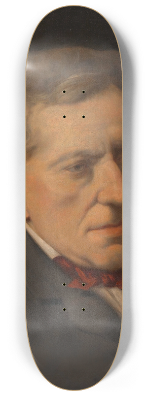 Marianne von Eschenburg - Ella (Gabriele) von Littrow (verh. von Lang) (Artist), Franz Grillparzer (Schriftsteller) 8.25 inch art skate deck