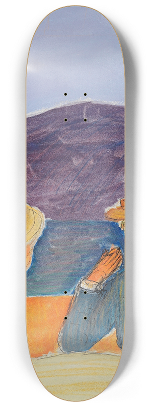 Marianne von Werefkin - Paar im Gesprch 8.25 inch art skate deck