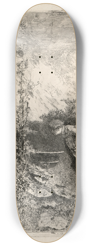 Mariano Fortuny Marsal - The Botanist 8.25 inch art skate deck