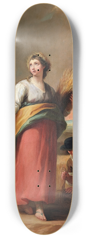 Mariano Salvador Maella - El Verano 8.25 inch art skate deck