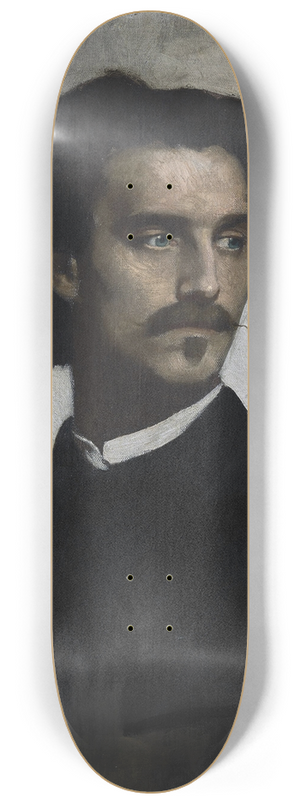Anselm Feuerbach - Self-portrait 8.25 inch art skate deck